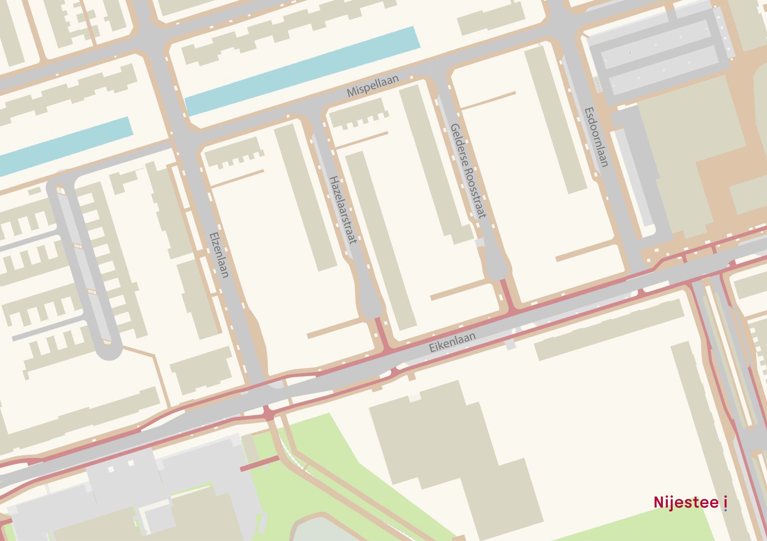 Plattegrond Stad in Selwerd